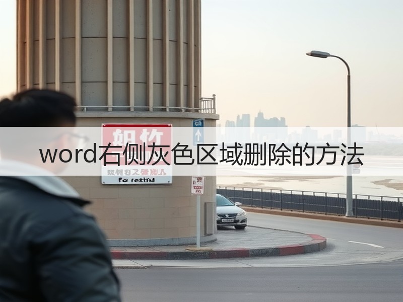 word右侧灰色区域删除的方法 - 诺云壹观办公网