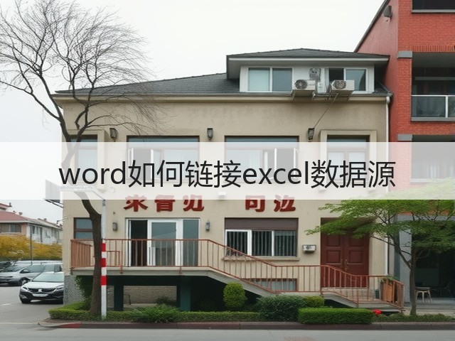 word如何链接excel数据源(图2) word如何链接excel数据源(图2)