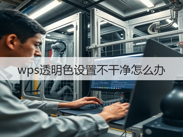 wps透明色设置不干净怎么办(图3) wps透明色设置不干净怎么办(图3)