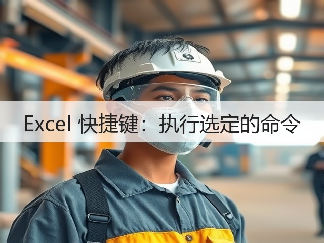 Excel 快捷键:执行选定的命令(图3) Excel 快捷键:执行选定的命令(图3)