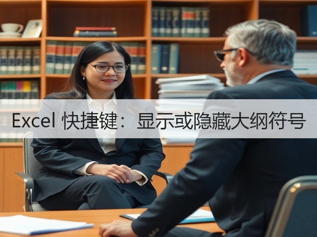 Excel 快捷键:显示或隐藏大纲符号(图2) Excel 快捷键:显示或隐藏大纲符号(图2)