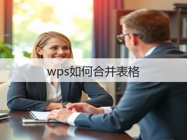 wps如何合并表格(图3) wps如何合并表格(图3)