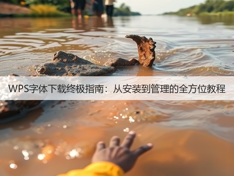 WPS字体下载终极指南：从安装到管理的全方位教程 - 诺云壹观办公网