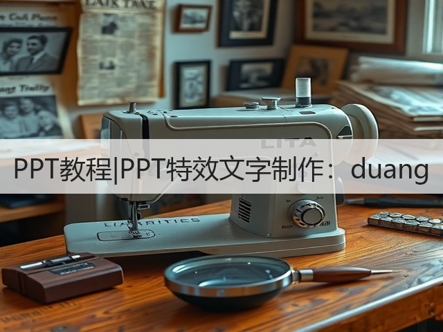 PPT教程|PPT特效文字制作:duang(图3) PPT教程|PPT特效文字制作:duang(图3)