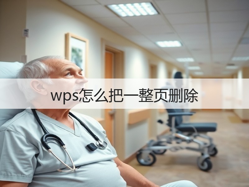 wps怎么把一整页删除 - 诺云壹观办公网