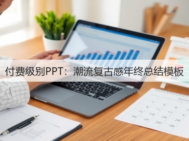 付费级别PPT:潮流复古感年终总结模板(图3) 付费级别PPT:潮流复古感年终总结模板(图3)