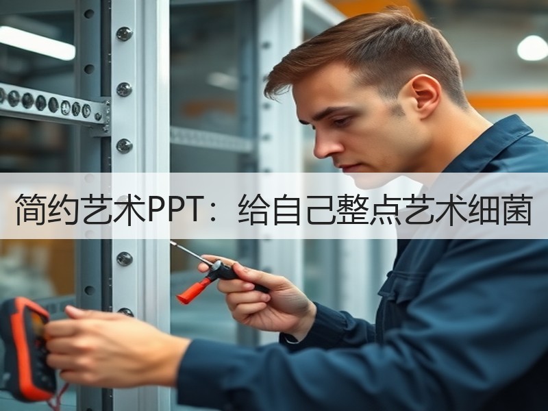 简约艺术PPT：给自己整点艺术细菌 - 诺云壹观办公网