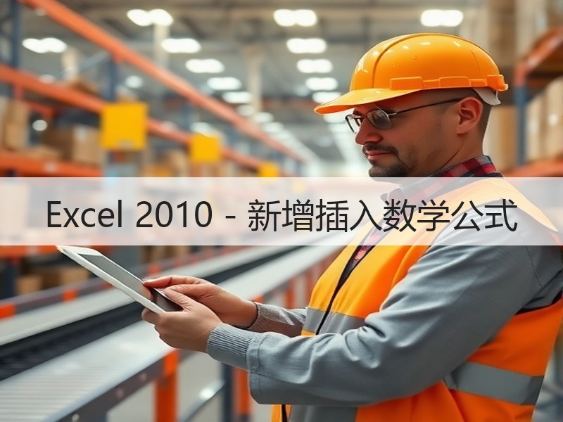 Excel 2010 - 新增插入数学公式 - 诺云壹观办公网