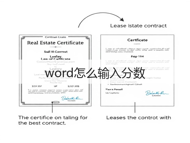 word怎么输入分数(图3)