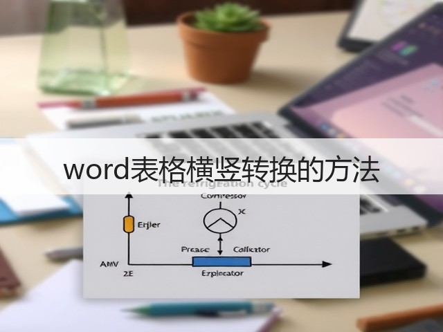 word表格横竖转换的方法(图2) word表格横竖转换的方法(图2)