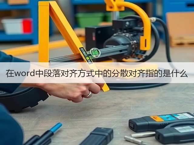 在word中段落对齐方式中的分散对齐指的是什么(图3) 在word中段落对齐方式中的分散对齐指的是什么(图3)