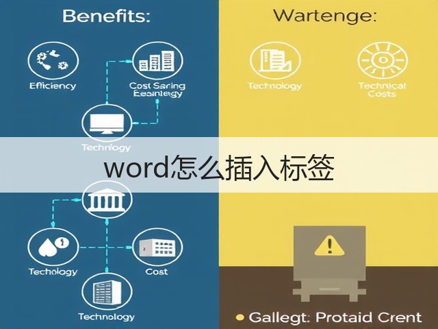 word怎么插入标签(图1) word怎么插入标签(图1)