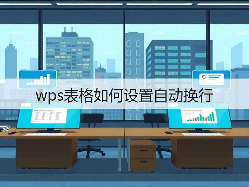 wps表格如何设置自动换行 - 诺云壹观办公网