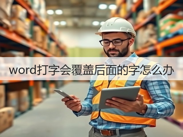 word打字会覆盖后面的字怎么办(图2) word打字会覆盖后面的字怎么办(图2)