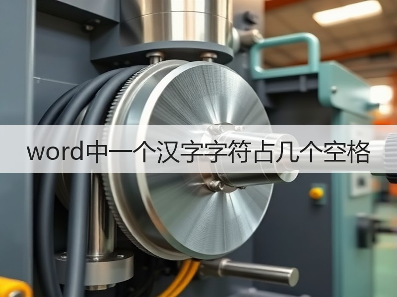 word中一个汉字字符占几个空格 - 诺云壹观办公网