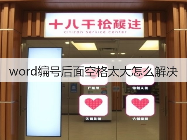 word编号后面空格太大怎么解决(图3) word编号后面空格太大怎么解决(图3)