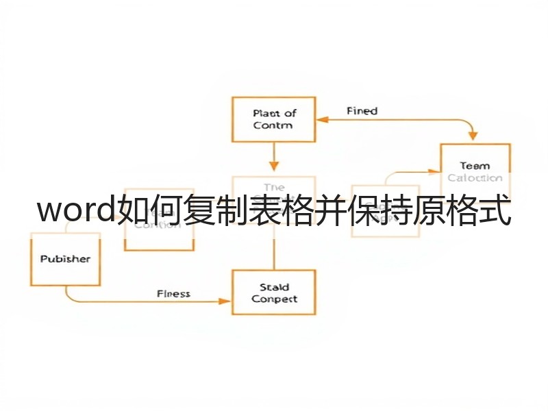 word如何复制表格并保持原格式 - 诺云壹观办公网