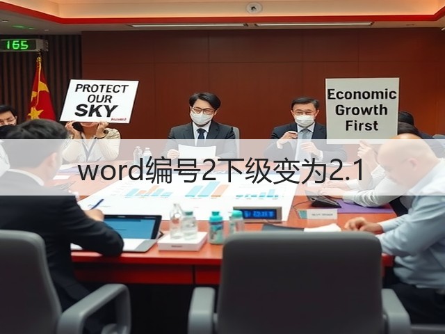word编号2下级变为2.1(图3) word编号2下级变为2.1(图3)