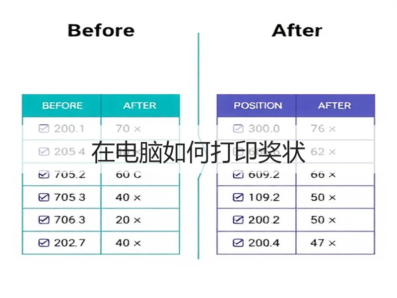 在电脑如何打印奖状 - 诺云壹观办公网