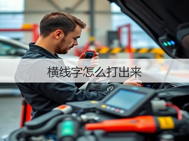 横线字怎么打出来(图2) 横线字怎么打出来(图2)