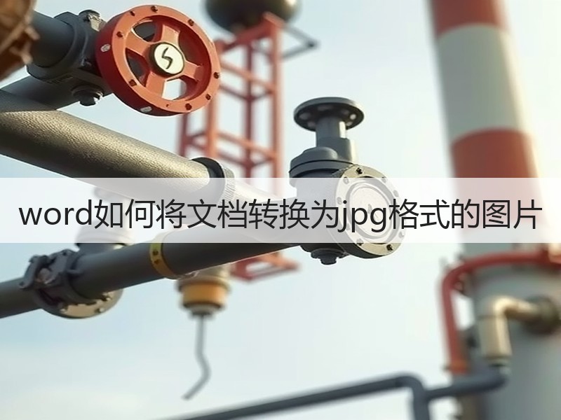 word如何将文档转换为jpg格式的图片 - 诺云壹观办公网