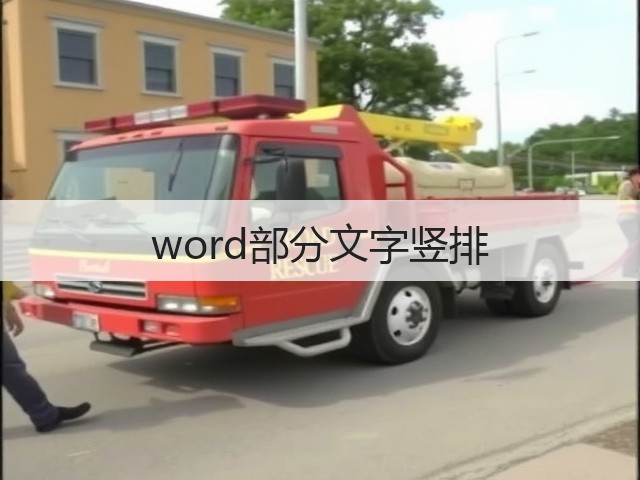 word部分文字竖排(图3) word部分文字竖排(图3)