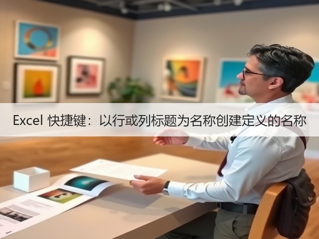 Excel 快捷键:以行或列标题为名称创建定义的名称(图1) Excel 快捷键:以行或列标题为名称创建定义的名称(图1)