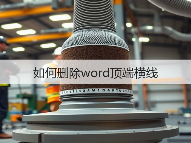 如何删除word顶端横线(图2) 如何删除word顶端横线(图2)