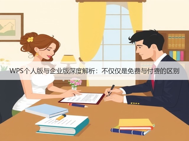 WPS个人版与企业版深度解析:不仅仅是免费与付费的区别(图2) WPS个人版与企业版深度解析:不仅仅是免费与付费的区别(图2)