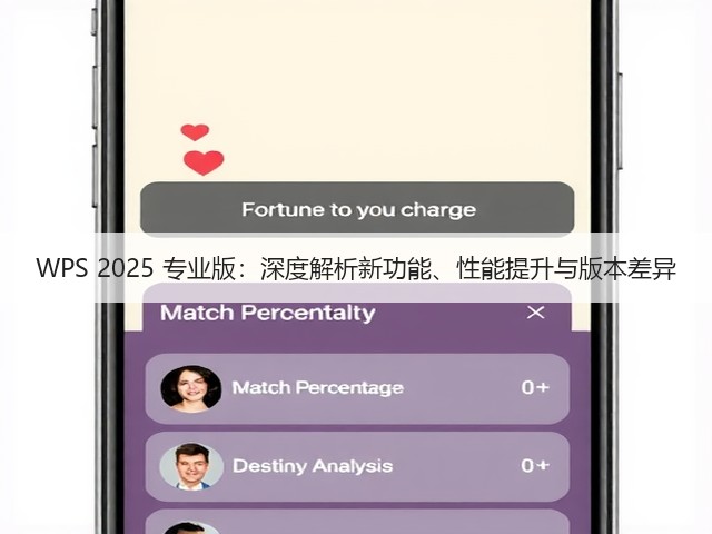 WPS 2025 专业版：深度解析新功能、性能提升与版本差异(图3)