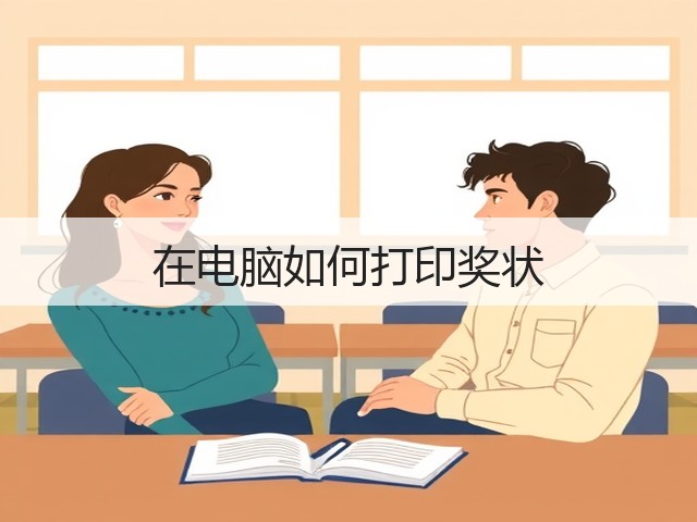 在电脑如何打印奖状(图2) 在电脑如何打印奖状(图2)