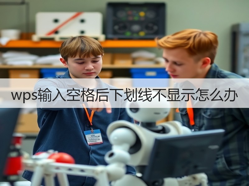 wps输入空格后下划线不显示怎么办 - 诺云壹观办公网