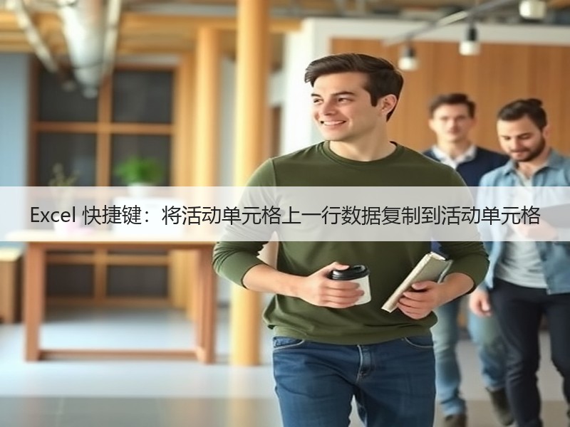 Excel 快捷键：将活动单元格上一行数据复制到活动单元格 - 诺云壹观办公网