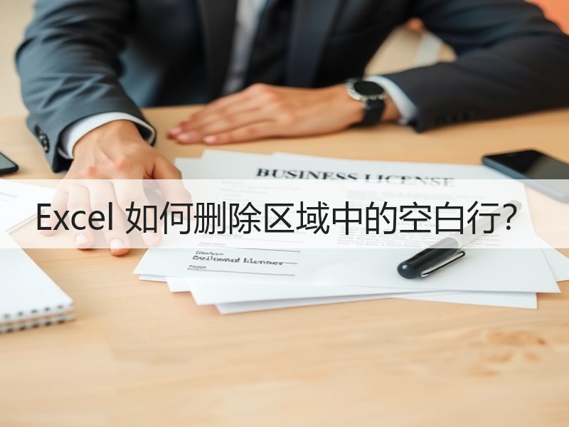 Excel 如何删除区域中的空白行？ - 诺云壹观办公网