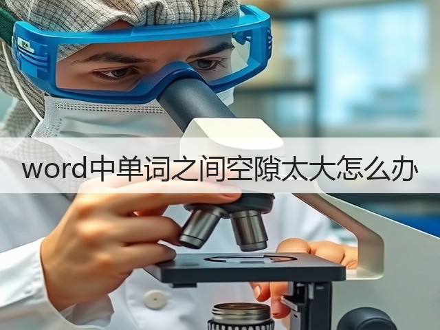 word中单词之间空隙太大怎么办(图2) word中单词之间空隙太大怎么办(图2)