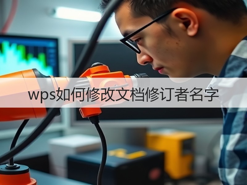 wps如何修改文档修订者名字 - 诺云壹观办公网