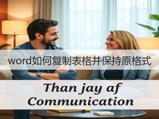 word如何复制表格并保持原格式(图1)