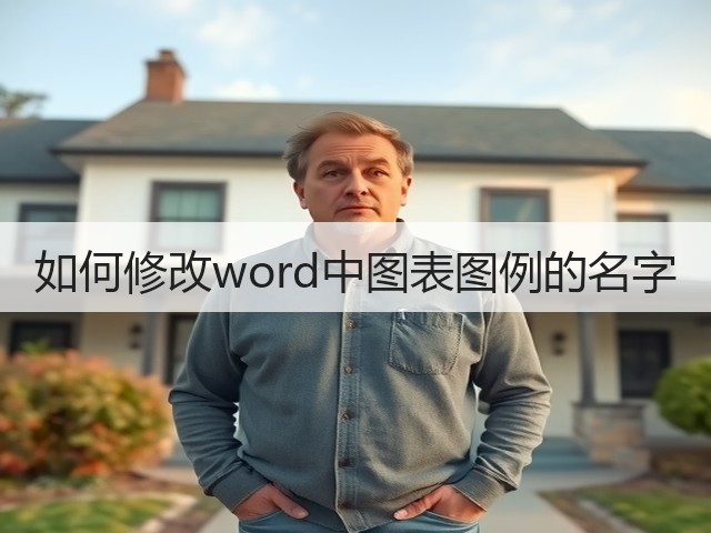 如何修改word中图表图例的名字(图3) 如何修改word中图表图例的名字(图3)