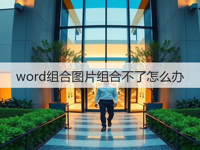 word组合图片组合不了怎么办(图1)