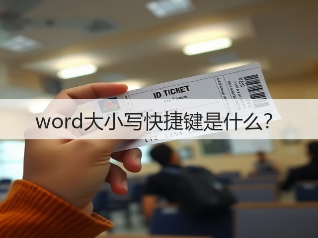word大小写快捷键是什么?(图2) word大小写快捷键是什么?(图2)