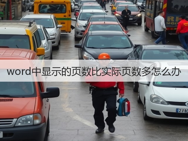 word中显示的页数比实际页数多怎么办(图1) word中显示的页数比实际页数多怎么办(图1)