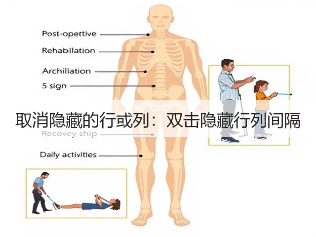 取消隐藏的行或列:双击隐藏行列间隔(图2) 取消隐藏的行或列:双击隐藏行列间隔(图2)