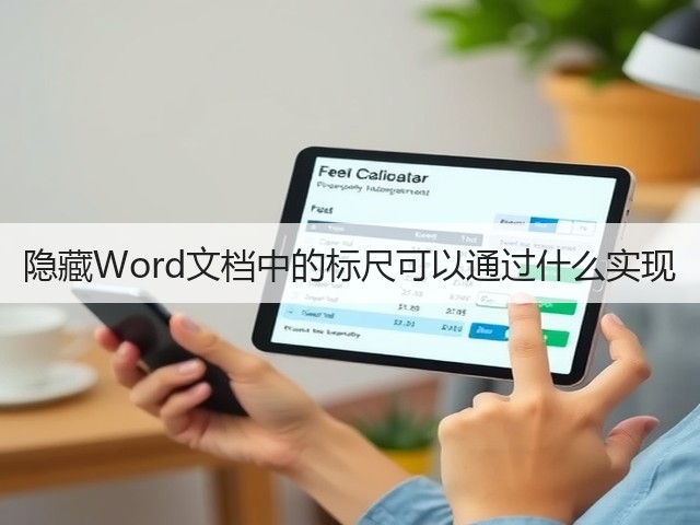 隐藏Word文档中的标尺可以通过什么实现(图1) 隐藏Word文档中的标尺可以通过什么实现(图1)