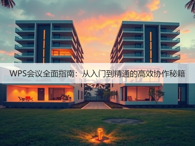 WPS会议全面指南:从入门到精通的高效协作秘籍(图2) WPS会议全面指南:从入门到精通的高效协作秘籍(图2)