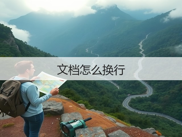 文档怎么换行(图2) 文档怎么换行(图2)
