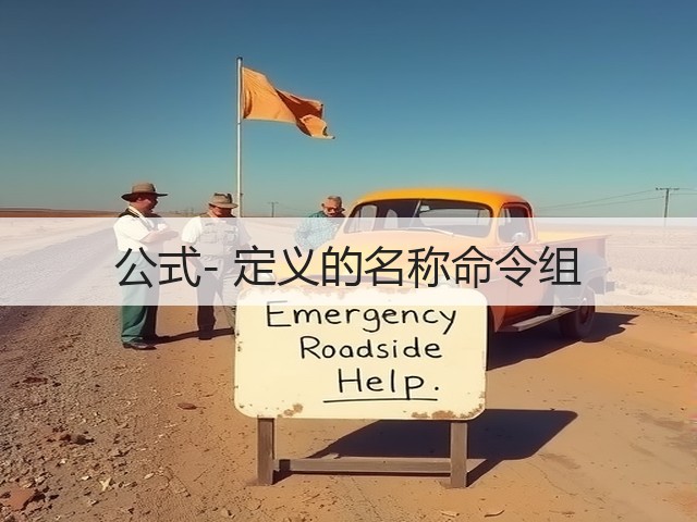 公式- 定义的名称命令组(图1)