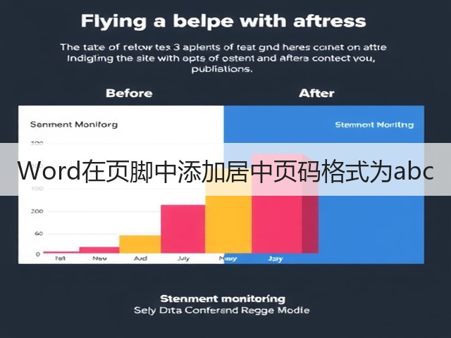 Word在页脚中添加居中页码格式为abc(图1) Word在页脚中添加居中页码格式为abc(图1)