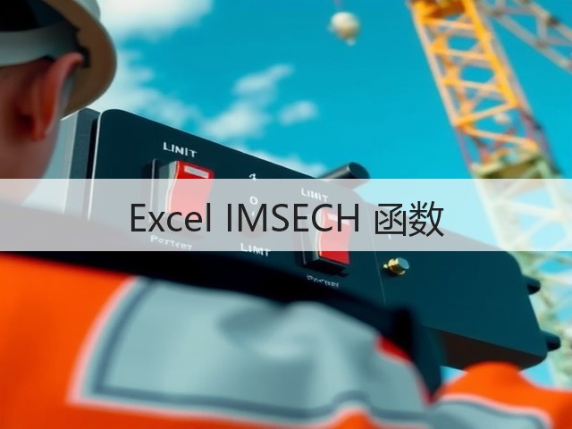 Excel IMSECH 函数(图3) Excel IMSECH 函数(图3)