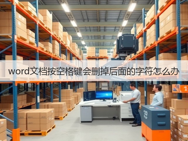 word文档按空格键会删掉后面的字符怎么办(图2) word文档按空格键会删掉后面的字符怎么办(图2)