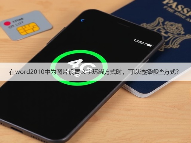 在word2010中为图片设置文字环绕方式时,可以选择哪些方式?(图2) 在word2010中为图片设置文字环绕方式时,可以选择哪些方式?(图2)